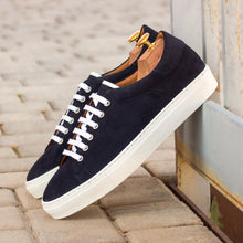Load image into Gallery viewer, Trainer - Navy Lux Suede