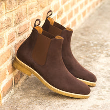 Load image into Gallery viewer, Chelsea Boot - Brown Kid Suede